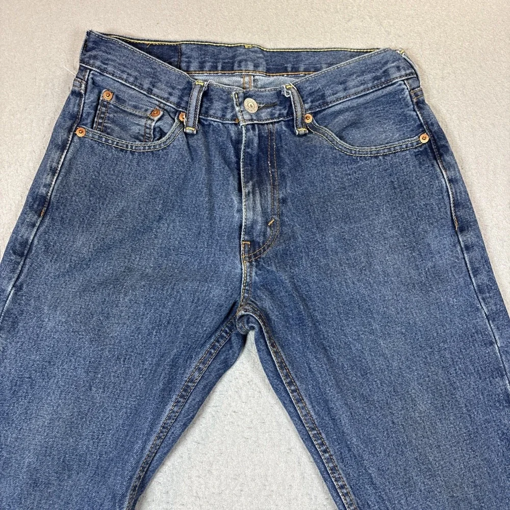 Levis 550 Jeans Mens Sz 30x30 (28x29) Relaxed‎ Fit Blue 100% Cotton Denim Baggy